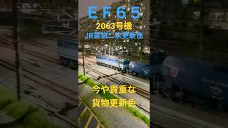 EF65 2063 JR貨物二次更新色【コキ・タキ混成列車】新鶴見_2023.04.24