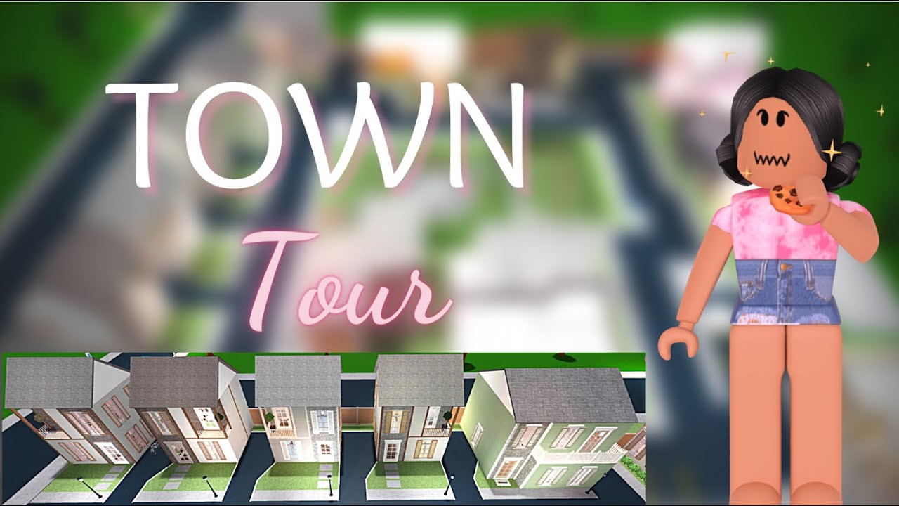 Town Tour Full Bloxburg Town Tour Youtube