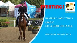 Gemma Stevens and Chilli Knight CCI 4 Star Short dressage at International Hartpury Horse Trials