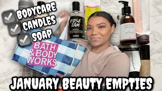 January Beauty Empties...