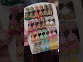 set of 12 jhumki earrings from meesho❤️ youtuber meshohaul subscribetomychannel