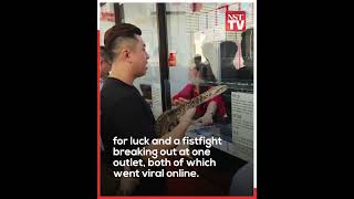 Jaw-dropping jackpot: Long queues, a snake, a fight, and just 4 winners