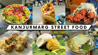 Kanjurmarg Street Food | Mumbai | Vadapav, Manchurian, Momos, Frankie \u0026 More #mumbai #streetfood