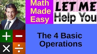 The 4 Basic Operations
