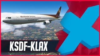 🔴X-Plane 11 LIVE  | Heavy Cargo Long Haul | FlightFactor 767 | Louisville to Los Angeles