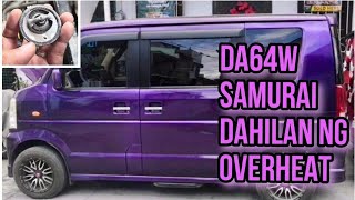 DA64W SAMURAI TYPE Caused of Overheating and Coolant Overflowing | Suzuki Every Wagon