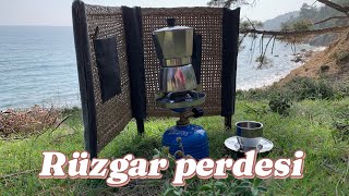 HASIR OTU İLE RÜZGAR PERDESİ DİKTİM