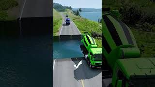 Mixer trucks vs water pit #9 | BeamNG drive | BS Episode 51