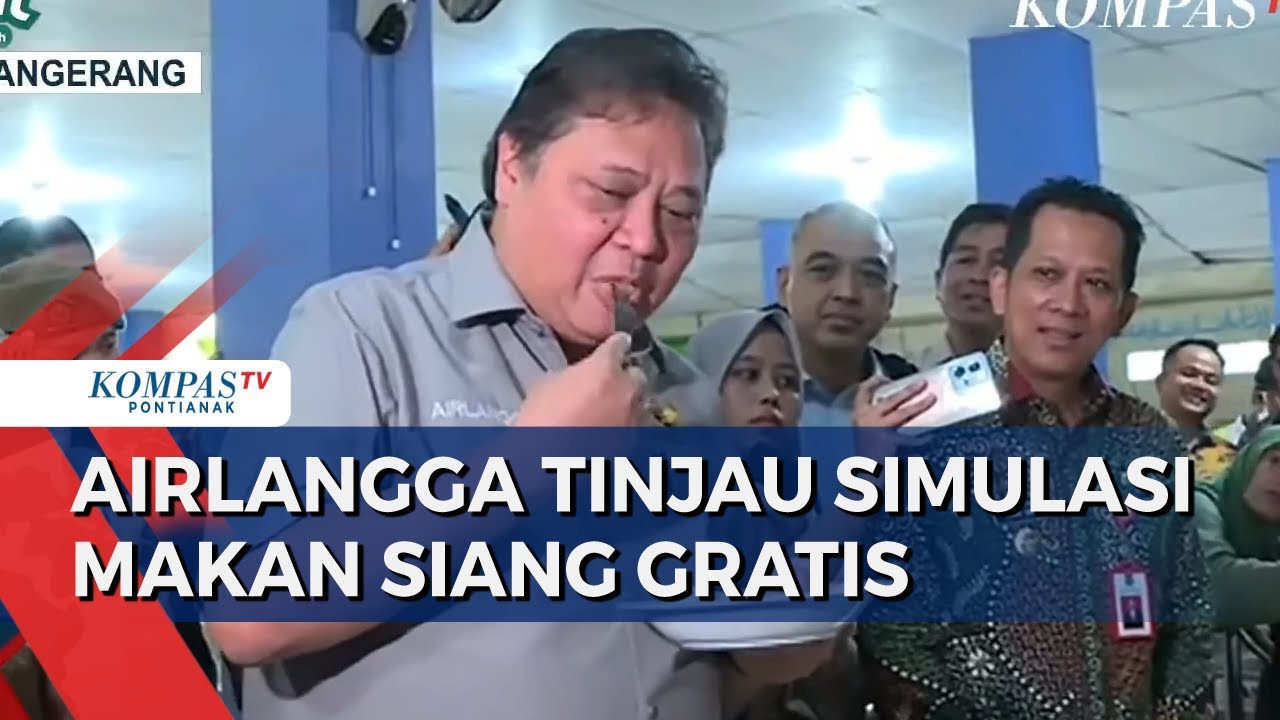 Menko Airlangga Tinjau Simulasi Makan Siang Gratis Program Prabowo ...