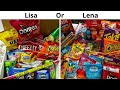 lisa or lena🤤❤️ tasty korean food u0026 snacks u0026 sweets🍔🍫