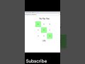 how to make Tic Tac Toe game using html, css, javascript | Reactjs | Deepti Hooda