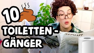 10 Arten von TOILETTENGÄNGERN 🚽😁