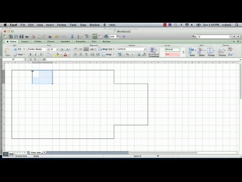 How to Make a Floorplan in Excel : Microsoft Excel Tips How to Make a Floorplan in Excel : Microsoft Excel Tips