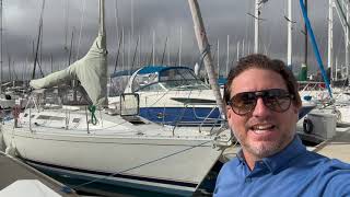 1988 Beneteau First 345 Sailboat for sale San Diego, California Video walkthrough review By: Ian VT