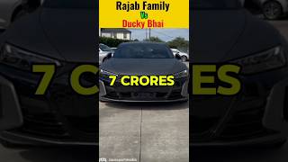 Rajab Family Vs Ducky Bhai Car Collection 😱 #viral #shorts