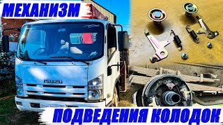 ЗАМЕНА МЕХАНИЗМА АВТОМАТИЧЕСКОГО ПОДВЕДЕНИЯ КОЛОДОК ISUZU (ИСУЗУ).