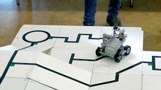 RoboCup Junior Rescue Line 2023 St. Augustin | 4. run, team BitFlip