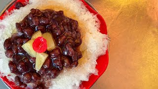 옛발 방식 그대로! 옛날 팥빙수 / 남포동 팥빙수거리 / Shaved Ice with Sweetened Red Beans / Korean Street Food