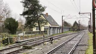 DSB EB 3204 test kørsel ved Vojens Station