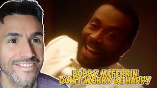 Bobby McFerrin - Don't Worry Be Happy (REACTION) First Time Hearing It - Robin Williams Is In This?