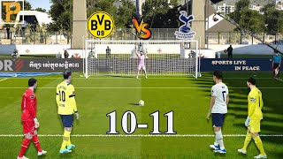 Dortmund vs Tottham [ Longest Penalty Shootout]  eFootball™ PC Gameplay #penalty