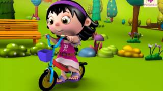 Let Us Ring The Bicycle Bell | 3D English Nursery Rhyme for Children | Periwinkle | Rhyme #109
