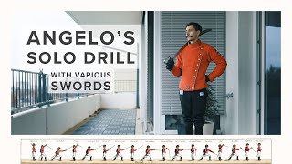 ANGELO'S Solo Drill - with various Swords [HEMA]