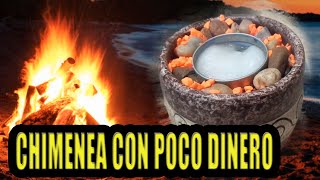 ¿Cómo hacer una CHIMENEA casera contra el frío?