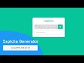 How to make Captcha Generator in HTML, CSS & JavaScript | Captcha Page