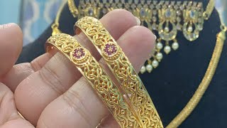 Saanvi jewellery collection  is live with gold bangles #booking no-9219945547#saanvi #jewellery