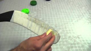 How to wax your hockey blade my way with Dangle Wax Hockey