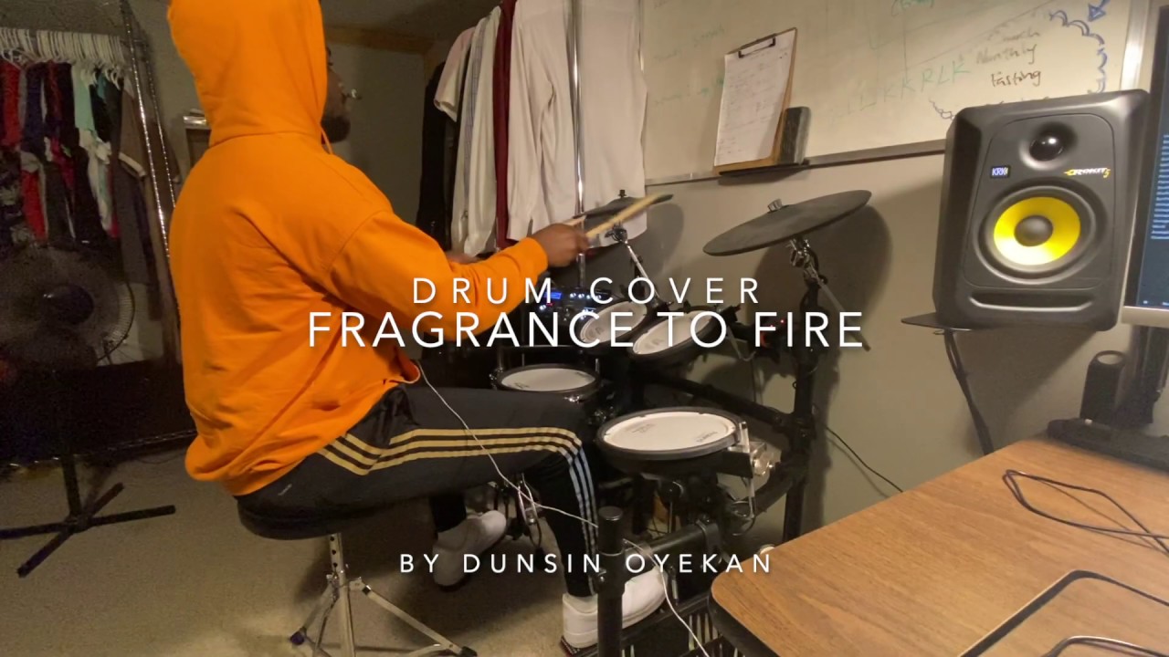 Dunsin Oyekan - "Fragrance To Fire" - Drum Cover - YouTube