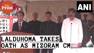 Lalduhoma takes oath as Mizoram Chief Minister