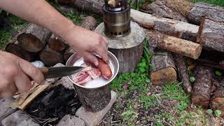 SP00L Bushcraft Episode 22 The classic campfire comfort food, beenie weenies, fancied up.