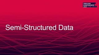 Analyzing semi-structured data… Like a boss