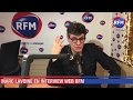 Marc Lavoine en interview dans les studios d'RFM