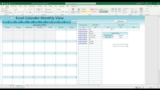 Dynamic Appointment Scheduler / Calendar Monthly View