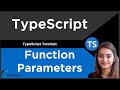 Default & Optional Parameters | TypeScript Tutorial