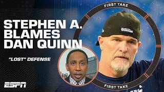 PUNKED! LOST! OUT OF SYNC! 😳 Stephen A. BLAMES Cowboys DC Dan Quinn for Dallas'
