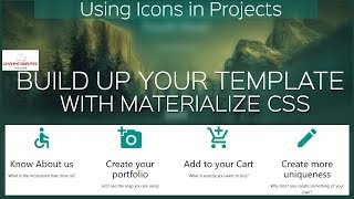 Materialize Crash course for Beginners - Customize Icons