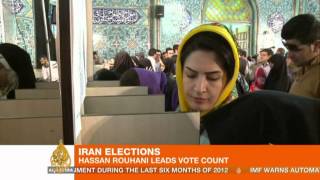 Rouhani leading in Iran poll latest