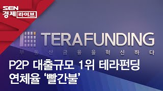 P2P 대출규모 1위 테라펀딩 연체율 ‘빨간불’