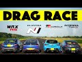 2024 Toyota GR Corolla vs. Integra Type S vs. Hyundai Elantra N vs. Subaru WRX TR/RS. Drag Race