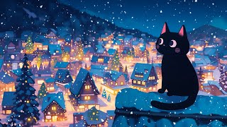 Snowy Christmas Village 🎅🎄 Lofi Beats for a Festive Mood ❄️