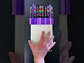 Drawing, But I Can Only Use The Color PURPLE! Satisfying! (#Shorts)