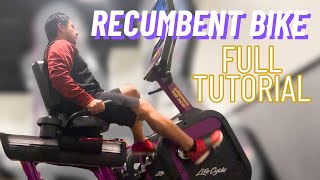 Planet Fitness Recumbent Bike (TUTORIAL / HOW TO USE!)