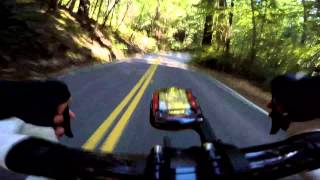 GoPro High speed roadbike Downhill