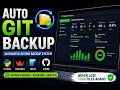 AutoGitBackup | Automated GitHub Backup System Using Python, Streamlit & SQLite