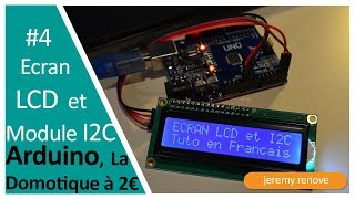 LA DOMOTIQUE À 2€ : COMMANDER UN ECRAN LCD EN I2C SUR ARDUINO