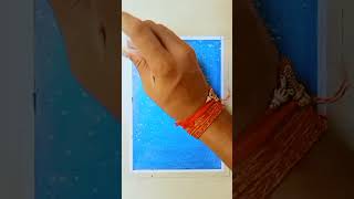 Drawing with oil pastel || Moonlight night scenery drawing #new #drawing  #shorts